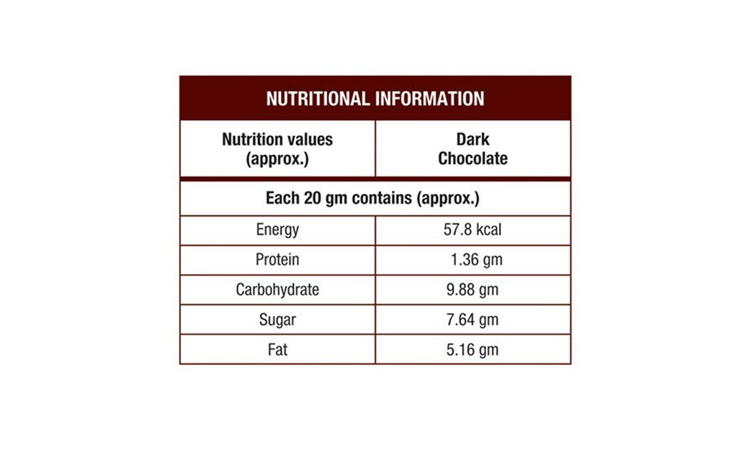 Chocholik Dark Fruit 'N' Nut Rocks Belgian Chocolates   Box  100 grams